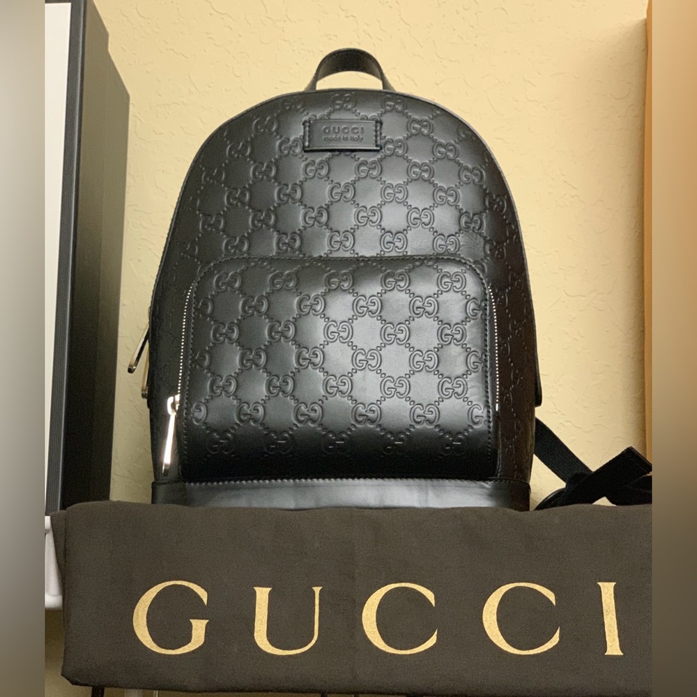 Black Gucci mini backpack (Unisex)